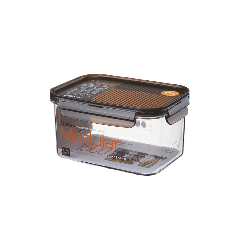 Hộp bảo quản thực phẩm hình chữ nhật LocknLock Bisfree Modular nhiều size - Màu nâu