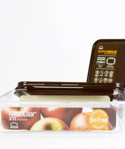 Alternative view of LBF406S2SP - Bộ 2 Hộp Bảo Quản Thực Phẩm Hình Chữ Nhật LocknLock Bisfree Modular - Màu Nâu