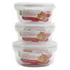 Bộ Hộp Bảo Quản Thực Phẩm Thực Phẩm Locknlock 3Xp (LLG831(2), 861(1)) W/Color Box - LLG861S903