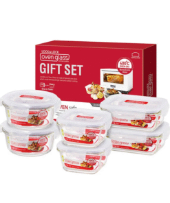 Bộ 6 Hộp Bảo Quản Thực Phẩm Thực Phẩm Locknlockx6P (LLG205x2, LLG422x2, LLG821x2) W/Color Box - LLG205S6