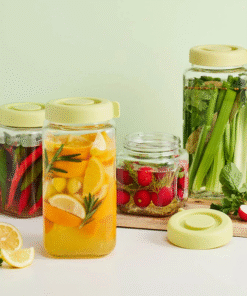 Hũ đựng thực phẩm LocknLock Daily Breathing – Thủy tinh, nhiều dung tích – LNG556-7-8-9