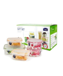 Bộ 5 Hộp Bảo Quản Thực Phẩm Neolock (Zzf110Nx2, 320N, 321N, 131N)+Color Box - Locknlock