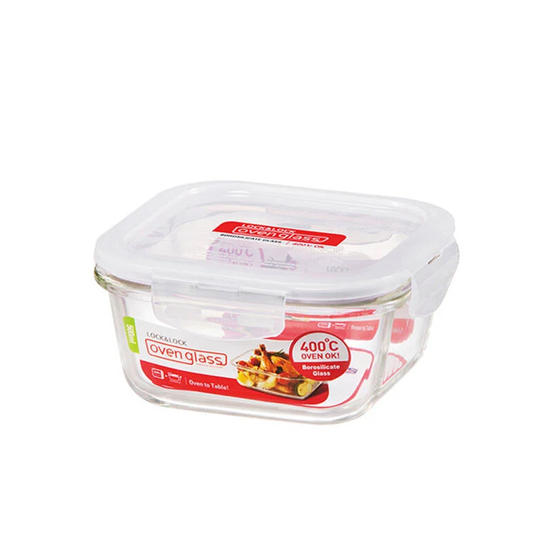 Bộ 5 Hộp Thủy Tinh Locknlock Euro (LLG214x2, LLG428x1, LLG831x1, LLG445x1) - LLG214S5 - Ảnh 3