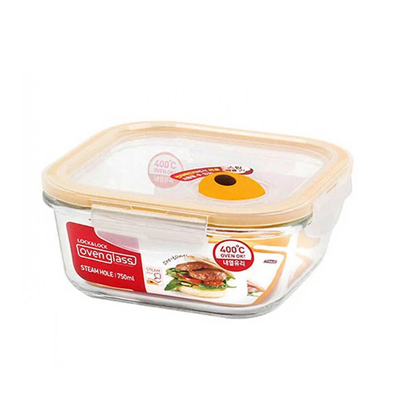 Bộ 12 Hộp Thủy Tinh Locknlock Và 1 Hộp Cơm 3 Tầng Locknlock (LLG214Tx6, LLG224Tx4, LLG445x2, HPL770x1) - LLG214TS13 - Ảnh 3