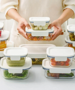 Hộp Thủy Tinh Chịu Nhiệt Locknlock (3 dung tích 300ml, 500ml, 750ml)