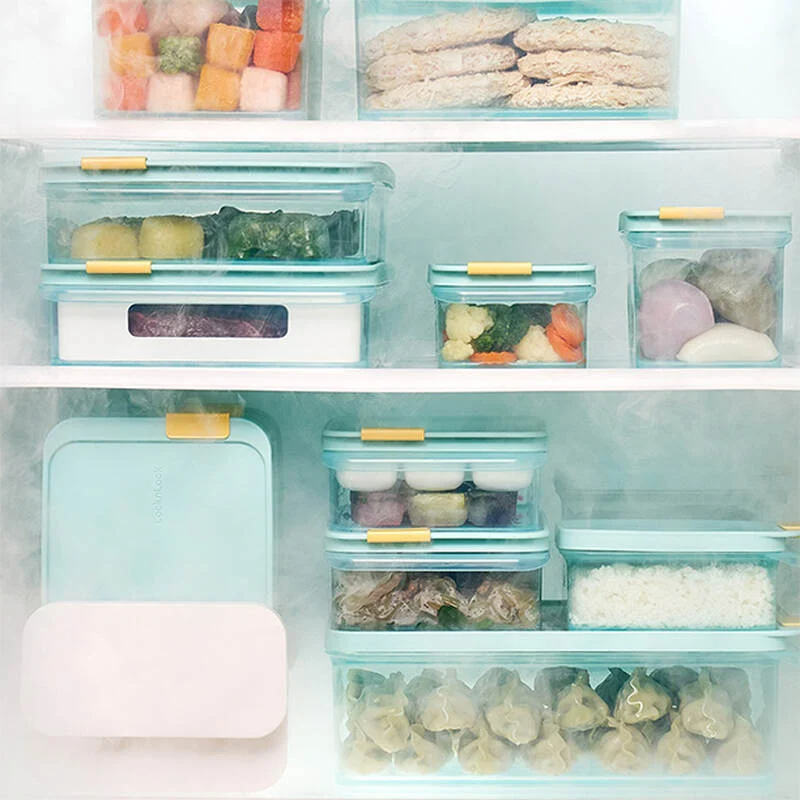 Hộp Trữ Đông Thực Phẩm Freezer Fit Locknlock Màu Tự Nhiên nhiều dung tích - Ảnh 3