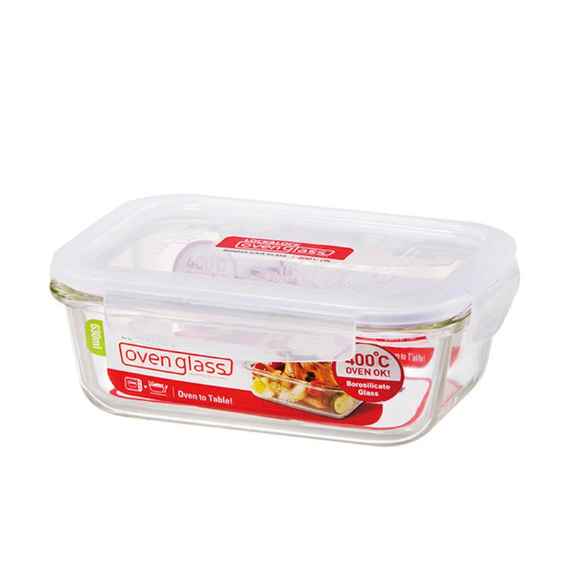 Bộ 5 Hộp Thủy Tinh Locknlock Euro (LLG214x2, LLG428x1, LLG831x1, LLG445x1) - LLG214S5 - Ảnh 4