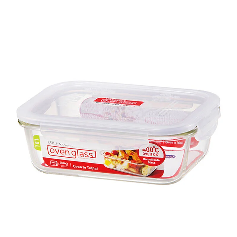 Bộ 3 Hộp Thủy Tinh Locknlock Euro (LLG422x1, LLG428x1, LLG445x1) - LLG422S03 - Ảnh 4