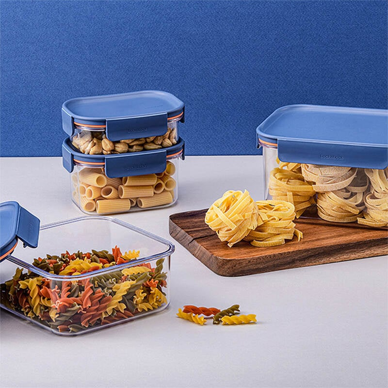 Hộp Đựng Thực Phẩm LocknLock Bisfree Modular Plus Nhiều Size, Nhựa Tritan - Màu xanh Navy - Ảnh 4