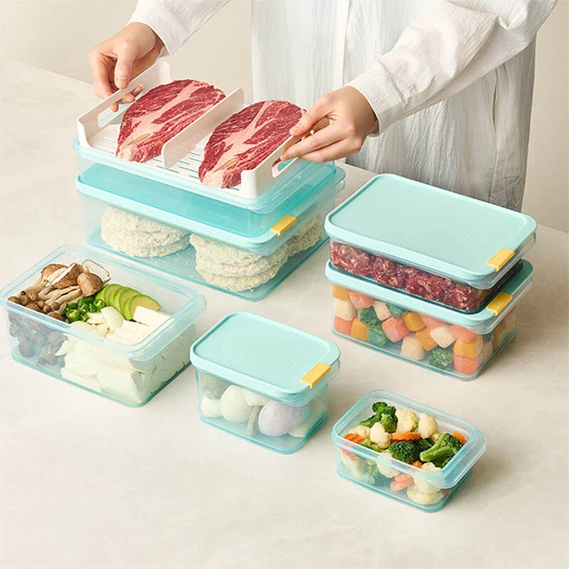 Hộp Trữ Đông Thực Phẩm Freezer Fit Locknlock Màu Tự Nhiên nhiều dung tích