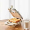 EJB126IVY - Máy kẹp nướng bánh LocknLock Sandwich maker - 220V, 50Hz, 600W - Màu ngà