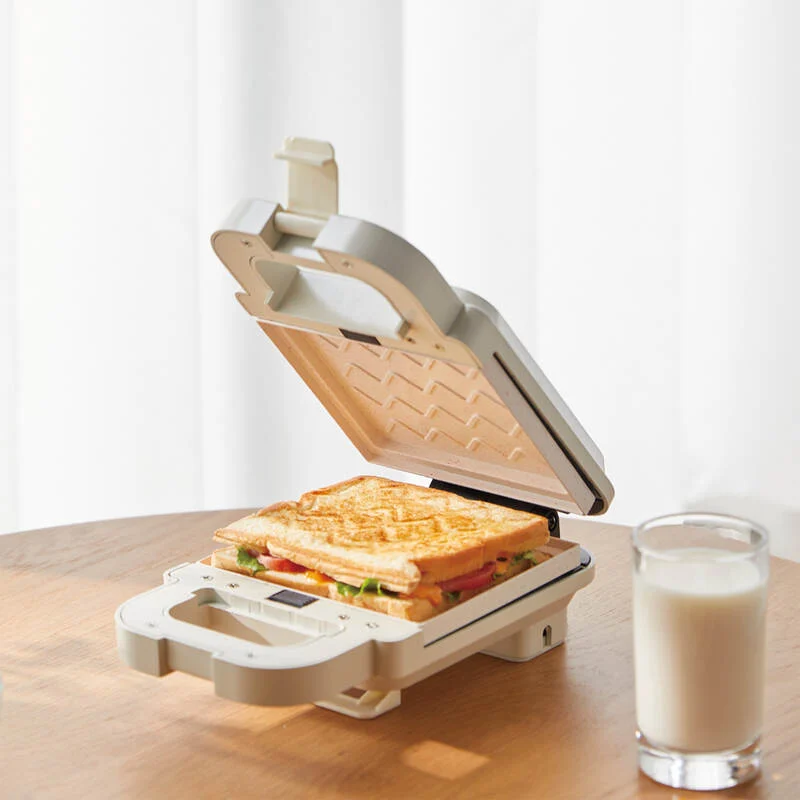 EJB126IVY - Máy kẹp nướng bánh LocknLock Sandwich maker - 220V, 50Hz, 600W - Màu ngà