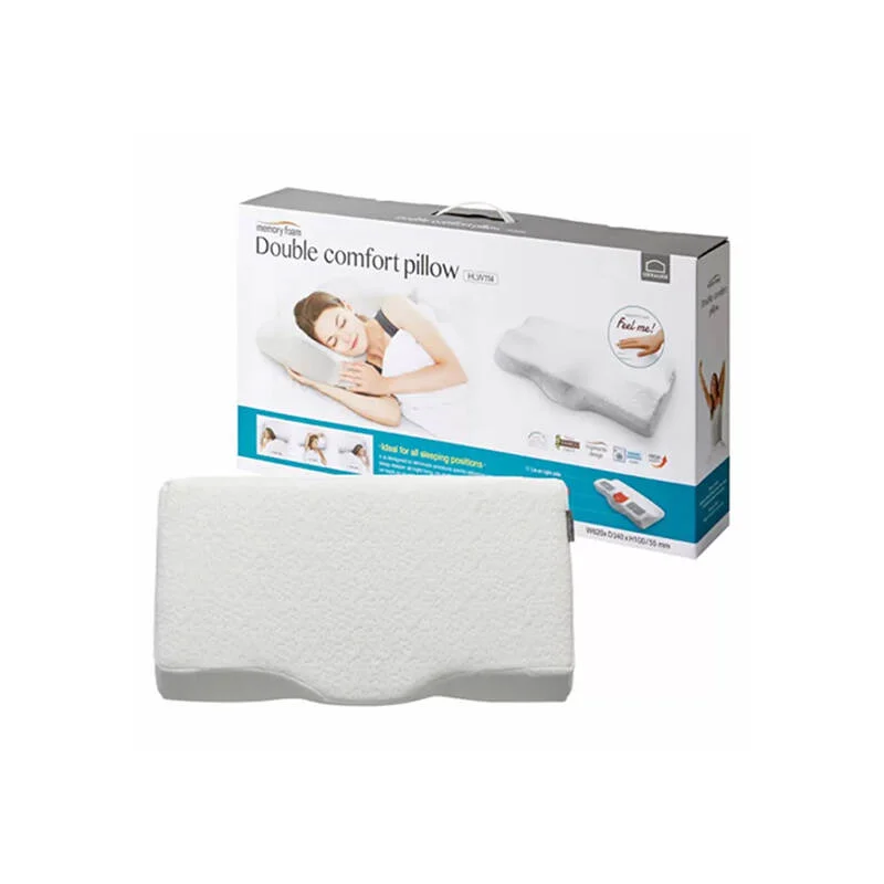HLW114 – Gối Memory foam 50D, hình chữ nhật, trọng lượng 1150g, 62*34*10/5.5cm – Màu trắng - LocknLock Cần Thơ