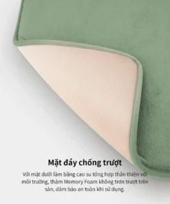 MAT510 - Thảm chùi chân Memory Foam, Lock&Lock, kiểu Stripe, cỡ S, 430*610*15mm - 4 Màu (Màu xanh dương, Màu xanh lá, Màu hồng, Màu xám) - Locknlockonline.com