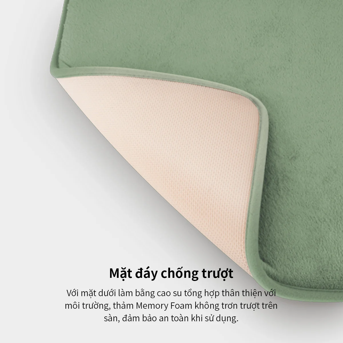 MAT510 - Thảm chùi chân Memory Foam, Lock&Lock, kiểu Stripe, cỡ S, 430*610*15mm - 4 Màu (Màu xanh dương, Màu xanh lá, Màu hồng, Màu xám) - Locknlockonline.com