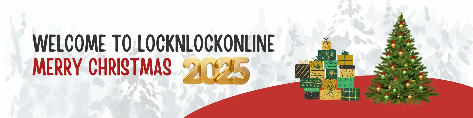 Banner Merry ChristMas Locknlockonline.com