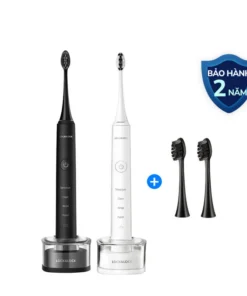 Alternative view of Bàn Chải Đánh Răng Điện Locknlock, Dc3.7V, Trọng Lượng 235G, Sạc Không Dây - 2 Màu (Đen, Trắng) - ENR346