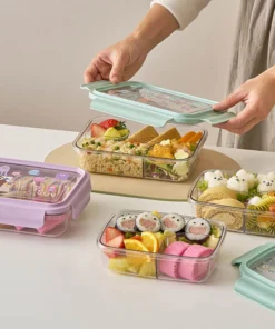LCB501 | LCB502- Hộp Cơm Nhựa 3 Ngăn Trong Suốt LocknLock - LocknLock Cần Thơ