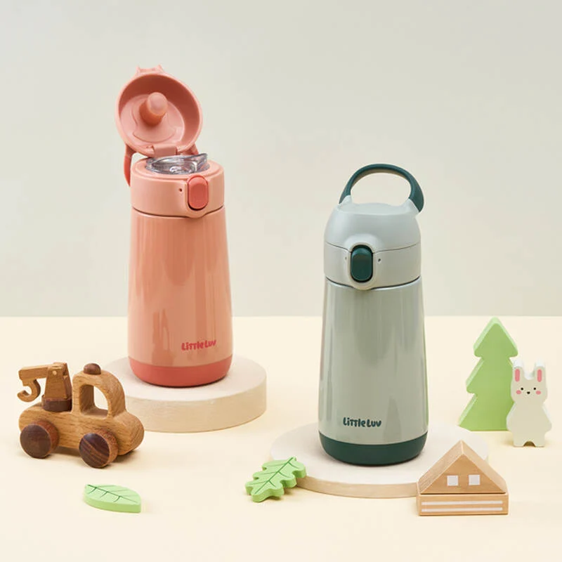 LHC918 - Bình giữ nhiệt LocknLock Little Luv Switch cap tumbler 380ml - 2 Màu (Màu xanh, Màu Hồng) - Locknlock Cần Thơ