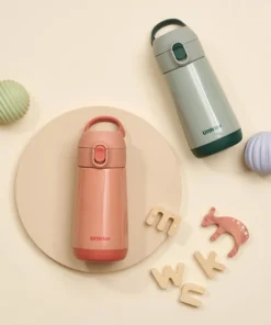 LHC918 - Bình giữ nhiệt LocknLock Little Luv Switch cap tumbler 380ml - 2 Màu (Màu xanh, Màu Hồng) - Locknlock Cần Thơ