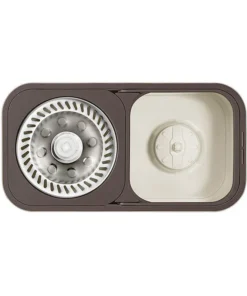 ETM478 - Bộ Cây Lau Nhà Dual Bucket Spin Mop 450x235x240mm - Locknlockonline.com