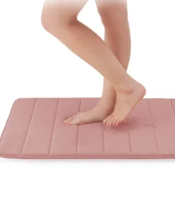 MAT510 - Thảm chùi chân Memory Foam, Lock&Lock, kiểu Stripe, cỡ S, 430*610*15mm - 4 Màu (Màu xanh dương, Màu xanh lá, Màu hồng, Màu xám) - Locknlockonline.com