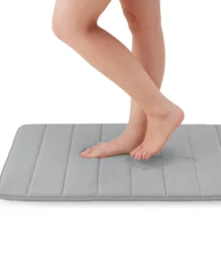 MAT510 - Thảm chùi chân Memory Foam, Lock&Lock, kiểu Stripe, cỡ S, 430*610*15mm - 4 Màu (Màu xanh dương, Màu xanh lá, Màu hồng, Màu xám) - Locknlockonline.com