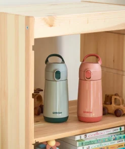 LHC918 - Bình giữ nhiệt LocknLock Little Luv Switch cap tumbler 380ml - 2 Màu (Màu xanh, Màu Hồng) - Locknlock Cần Thơ