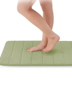 MAT510 - Thảm chùi chân Memory Foam, Lock&Lock, kiểu Stripe, cỡ S, 430*610*15mm - 4 Màu (Màu xanh dương, Màu xanh lá, Màu hồng, Màu xám) - Locknlockonline.com