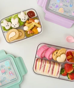 LCB501 | LCB502- Hộp Cơm Nhựa 3 Ngăn Trong Suốt LocknLock - LocknLock Cần Thơ