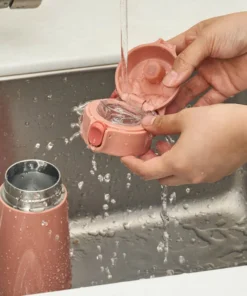 LHC918 - Bình giữ nhiệt LocknLock Little Luv Switch cap tumbler 380ml - 2 Màu (Màu xanh, Màu Hồng) - Locknlock Cần Thơ