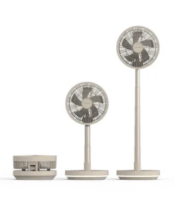 JRL-FF085COM - Quạt sạc điện gấp gọn Jenniferoom Foldable fan 8W, 8000mAh - Màu be - LocknLock Cần Thơ