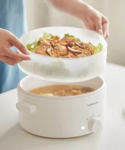 EJP134IVY - NồI Điện Đa Năng Locknlock Bianco Electric Multipot 220V, 50Hz, 3.0L - Màu Ngà - 1000W, 1350W