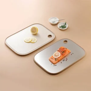 CKD096IVY - Thớt hai mặt inox 304, PP kháng khuẩn hiệu LocknLock kích thước 400*280*12MM - Màu Ivory - locknlockonline.com