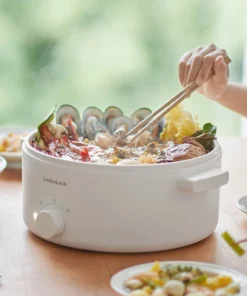 EJP134IVY - NồI Điện Đa Năng Locknlock Bianco Electric Multipot 220V, 50Hz, 3.0L - Màu Ngà - 1000W, 1350W