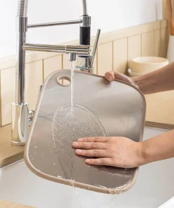 CKD096IVY - Thớt hai mặt inox 304, PP kháng khuẩn hiệu LocknLock kích thước 400*280*12MM - Màu Ivory - locknlockonline.com