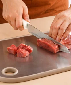 CKD096IVY - Thớt hai mặt inox 304, PP kháng khuẩn hiệu LocknLock kích thước 400*280*12MM - Màu Ivory - locknlockonline.com