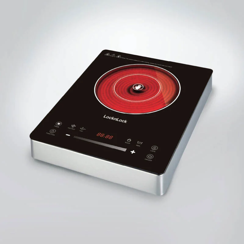 EJI421 - Bếp hồng ngoại Lock & Lock Infrared Cooker, 220-240V, 50/60Hz, 2000W - Màu đen