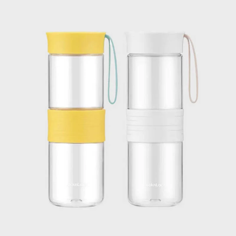 LHC3281 - Bình giữ nhiệt LocknLock Dandy One Touch Tumbler 420ml - 3 Màu (Xanh, Xanh nhạt, Hồng) - Locknlockonline.com