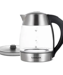 EJK341 - Ấm đun nước dùng điện bằng thủy tinh, hiệu LocknLock 1.8L, 220-240V, 50/60Hz, 1850-2200W