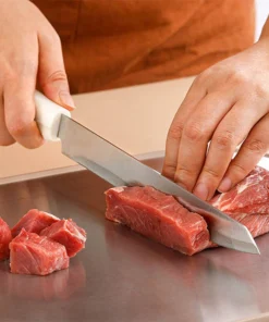 CKK307S5 - Bộ dao 5 món LocknLock gồm 4 dao, 1 khối đỡ dao dán tường bằng PP - Màu Ivory - locknlockonline.com