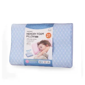HLW181 - Gối Memory Foam dành cho trẻ em, 35*24*6/5 cm, 349g - 2 Màu (Màu hồng, Màu xanh dương) - locknlockonline.com