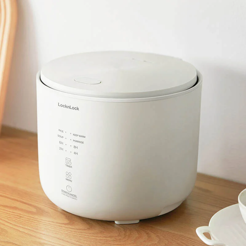 EJR334IVY - Nồi cơm điện Locknlock Donggeurami rice cooker 220V, 50Hz, 400W, 1.0L- Màu ngà