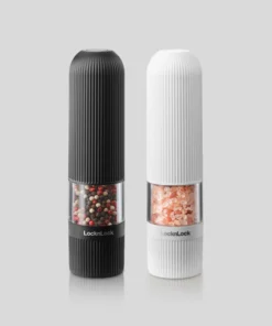 CKO118 – Máy Xay Muối Và Tiêu LocknLock Một Chạm – 2 Màu (Trắng, Đen) -LocknLock Cần Thơ