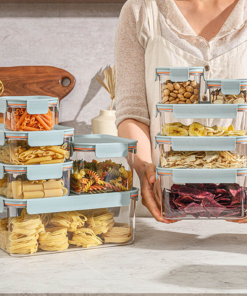 LBF4 - Hộp Đựng Thực Phẩm LocknLock Bisfree Modular Plus Nhiều Size, Nhựa Tritan - Màu xanh mint - locknlock cần thơ