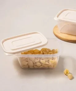 P-00011IVY - Bộ hộp bảo quản P&Q E.Z Lock (HLE6420) 1320ml 2P Set - Màu ngà - LocknLock Cần Thơ