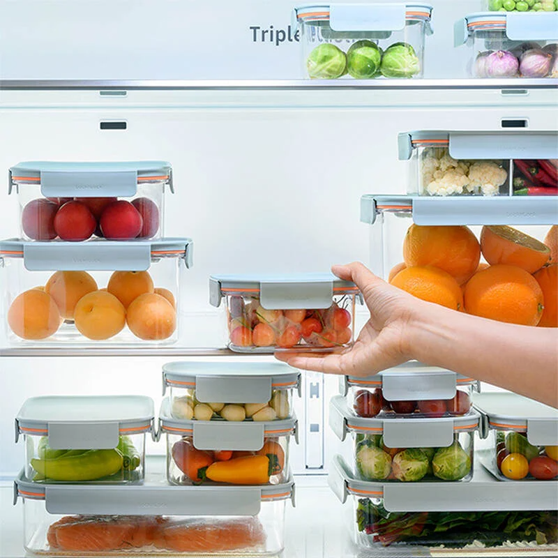 LBF4 - Hộp Đựng Thực Phẩm LocknLock Bisfree Modular Plus Nhiều Size, Nhựa Tritan - Màu xanh mint - Ảnh 7