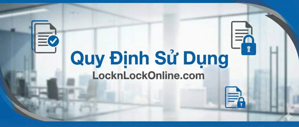 Quy định sử dụng của Locknlockonline.com