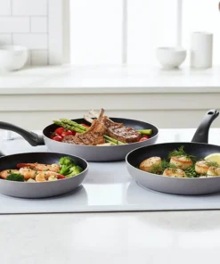 CAF - Chảo chiên chống dính Grano IH 20cm hiệu LocknLock - Màu tím than - Locknlockonline.com