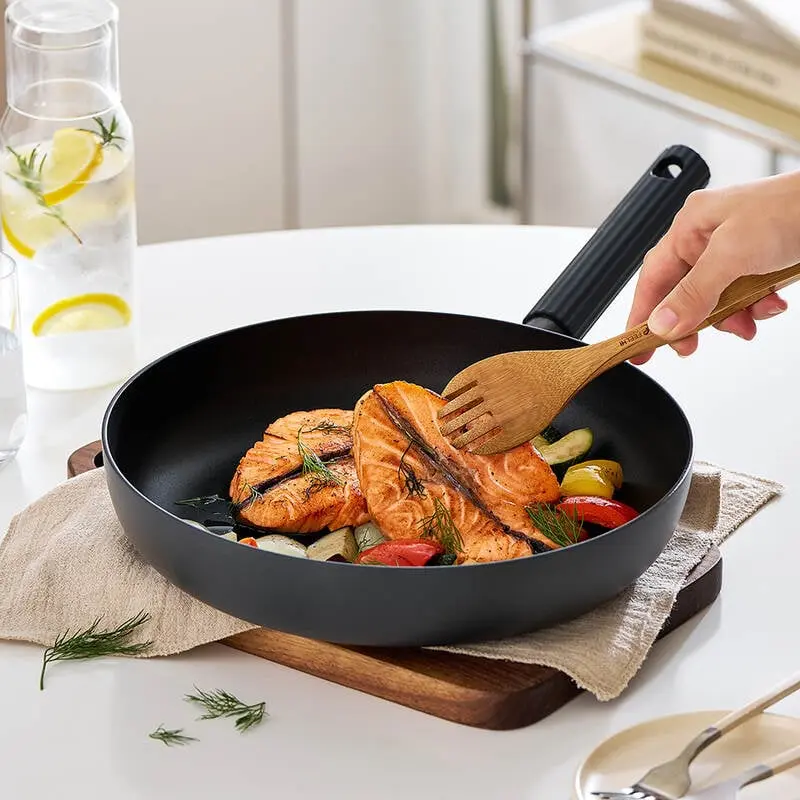 CAF2/3 - Chảo chiên Hard & Light Pro LocknLock 4 size (24cm, 26cm, 28cm, 30cm) - CAF2458IH, CAF2658IH, CAF2858IH, CAF3058IH - LocknLock Cần Thơ